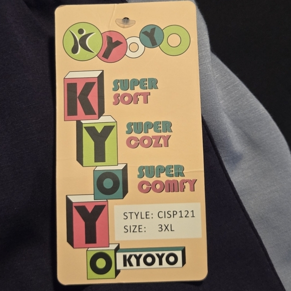 KYOYO Womens 5" Super Soft Cozy Navy Blue Casual Pull On Shorts Size 3XL - Picture 4 of 6